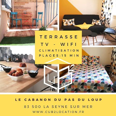 Le Cabanon Du Pas Du Loup - Studio Climatise Rdc - Proche Mer La Seyne-sur-Mer Ngoại thất bức ảnh